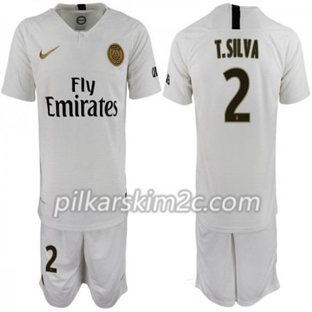 Koszulka Paris Saint-Germain T. Silva 2 Dziecięca Precz 2018-2019 - Koszulki Piłkarskie